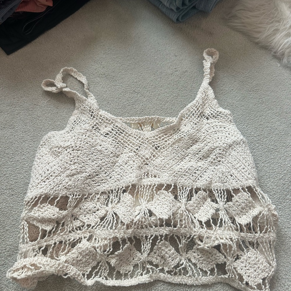 9 Cream & Brown Going Out Tops Bundle – Size S/M
